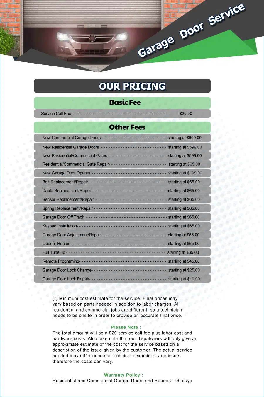 Galaxy Garage Door Service Brooklyn, NY 347-416-5044